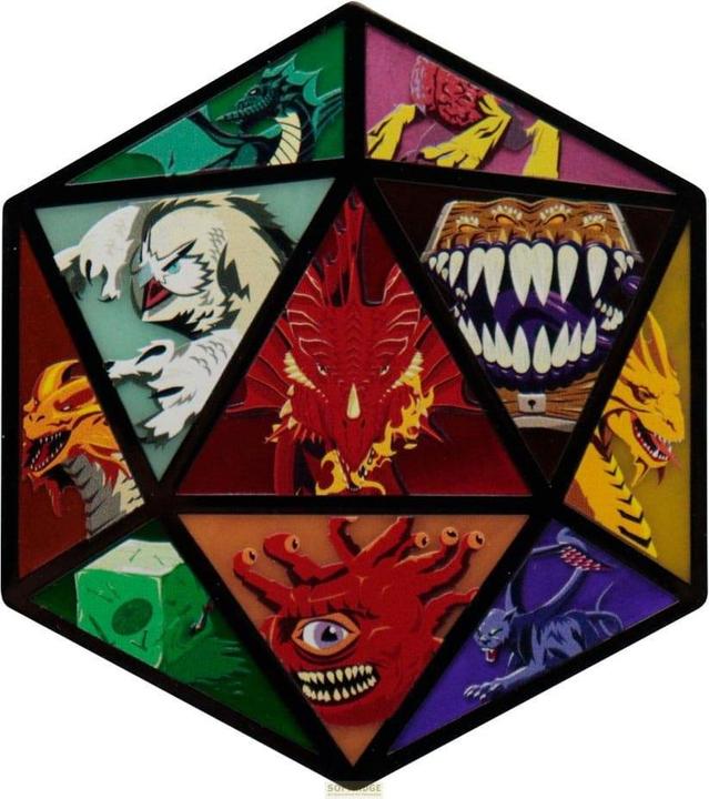 Fanattik Dungeons & Dragons Medal D20