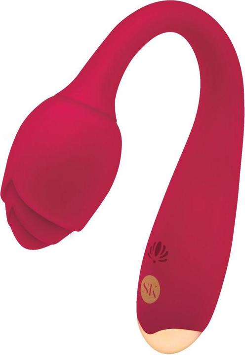 Image du produit Secret Kisses Rosegasm Long Stem Vibrating Rose Vibrator Red Taille unique