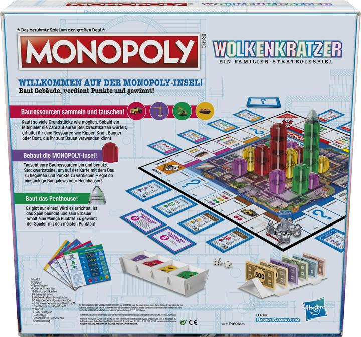 Actual product image Monopoly Skyscraper (German, 2 - 4 Players)