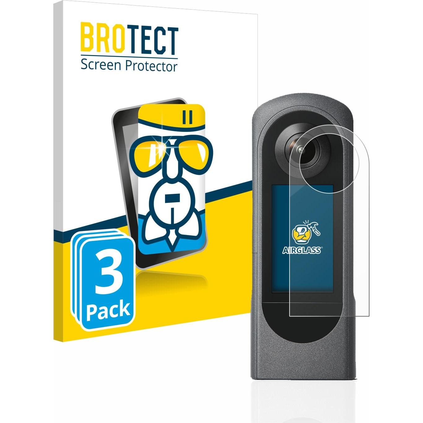 BROTECT AirGlass Panzerglasfolie (Displayschutz), Kameraschutz