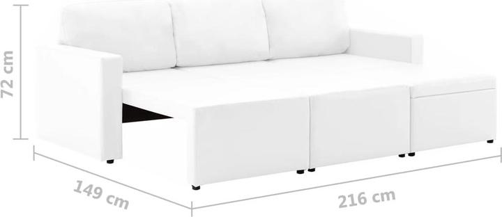 Produktbild vidaXL Schlafsofa (3-Sitzer)