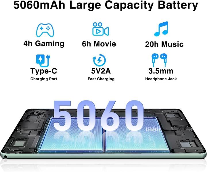 Produktbild Doogee U10 (Tablette Wifi - 10.1", 128 Go, 4 Go RAM) Gris (nur WLAN, 10.10", 128 GB, gris)