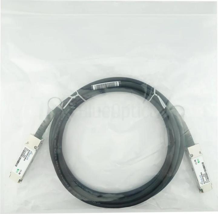 Actual product image BlueLAN QSFP Direct Attach Kabel 40GBASE-CR4 3 Meter industrial industrial (CAT6, 3 m)