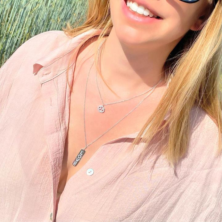 Immagine prodotto Candy Collana Zodiaco Cancro, argento 925 (Argento 925, 42 - 45 cm)