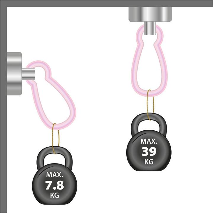 Supermagnete Topfmagnet mit Karabiner (2x)