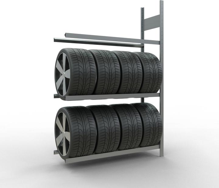 Produktbild Schulte Lagertechnik Räder-Anbauregal MULTIplus150