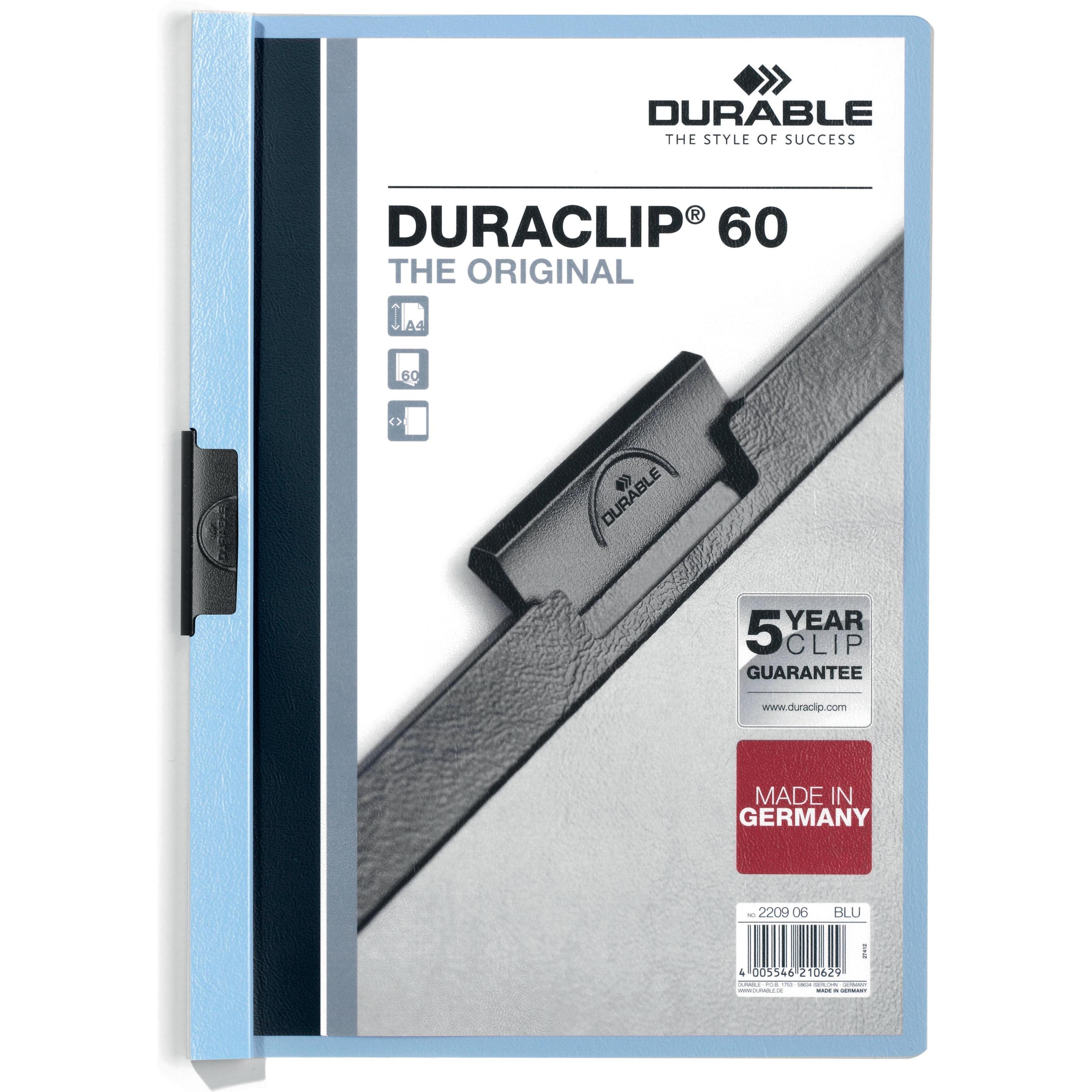 Durable, Mappe, Klemmhefter DURACLIP 60 (A4, 1 x)