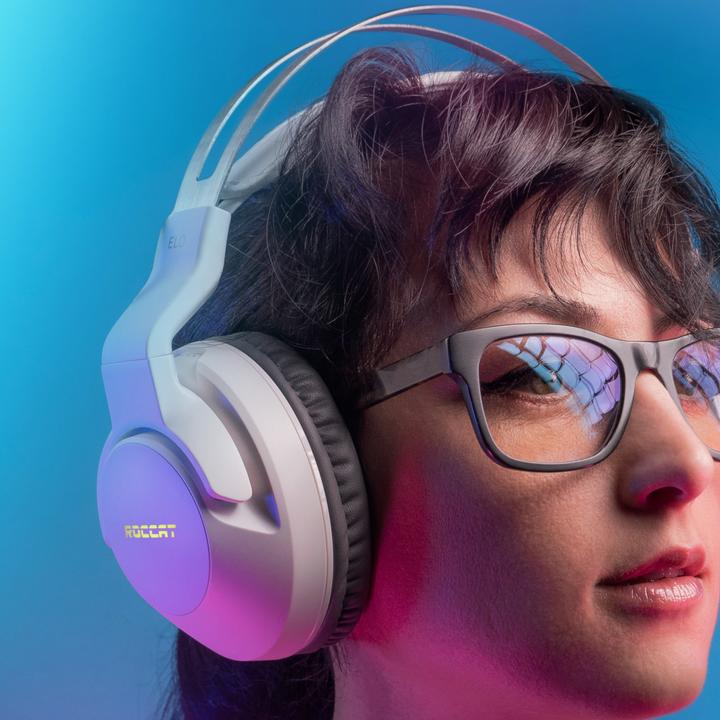 Produktbild Roccat Elo 7.1 Air kabellose Kopfhörer | Weiss (Kabellos)