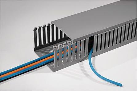 Produktbild HellermannTyton Slotted trunking DIN narrow W20 xH37.5mm (200 cm)