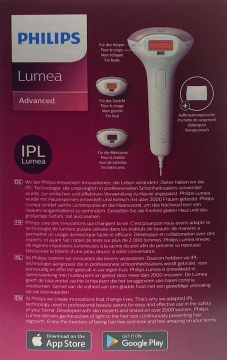 Actual product image Philips Lumea IPL Series 7000