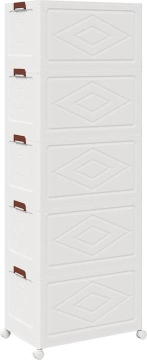 Produktbild vidaXL stapelbare Aufbewahrungsbox (48 cm, 28 l, 1x)