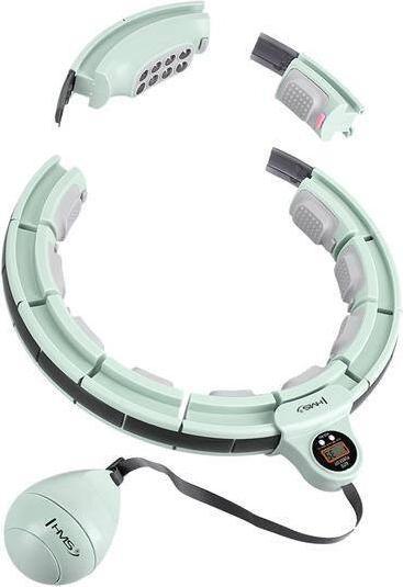 Image du produit HMS Hhm13 Hula Hoop Vert Avec Aimants Et Poids + Compteur (40 cm, 400 g)