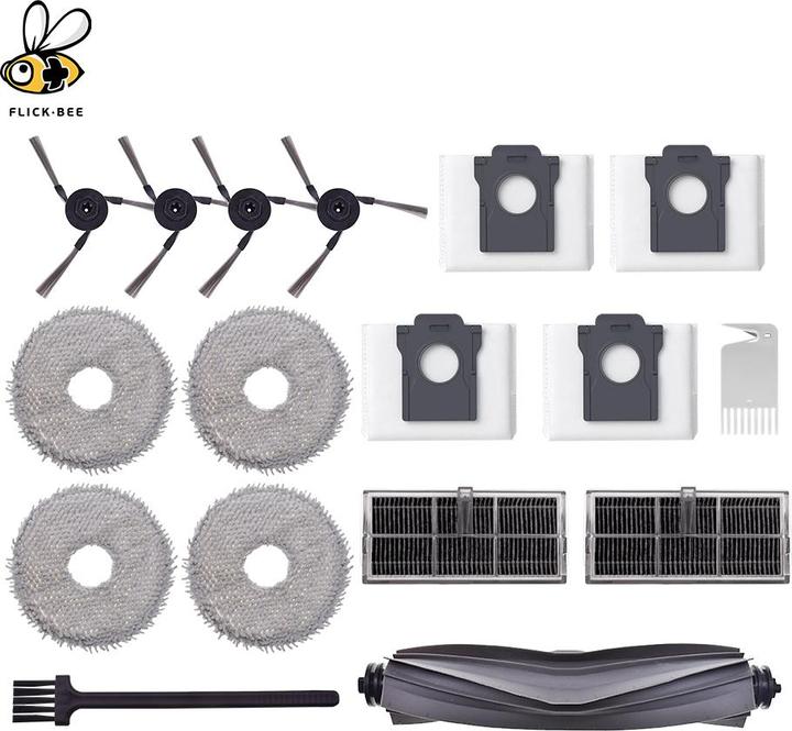 Flickbee Kit de pièces de rechange pour Dreame X40 Ultra / X40 Pro / S30 Pro