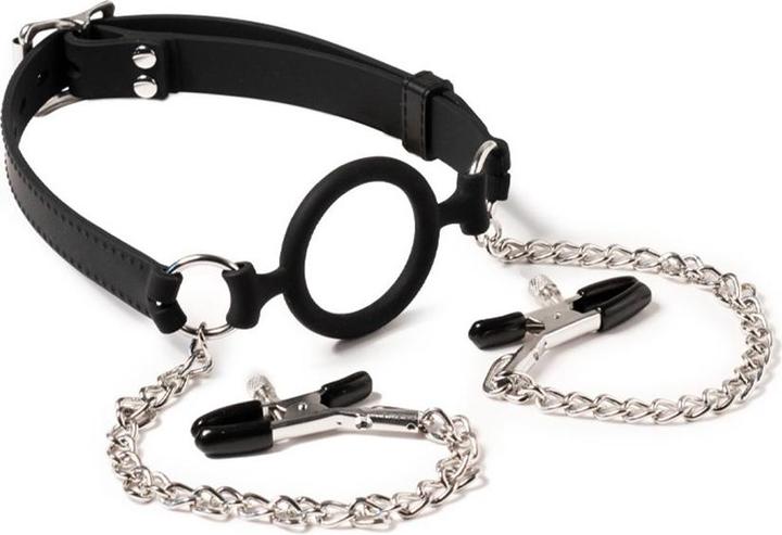 Produktbild Rimba Mundknebel mit O-Ring und Nippelklemmen