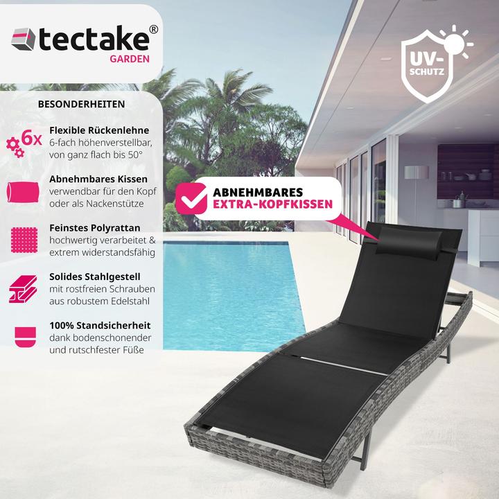 Immagine prodotto tectake Sdraio Moana (211 cm)