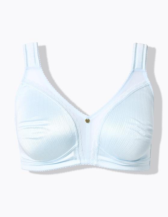 Actual product image Ulla Popken Satin and Lace Minimizer Bra (Single pack, 100 E)
