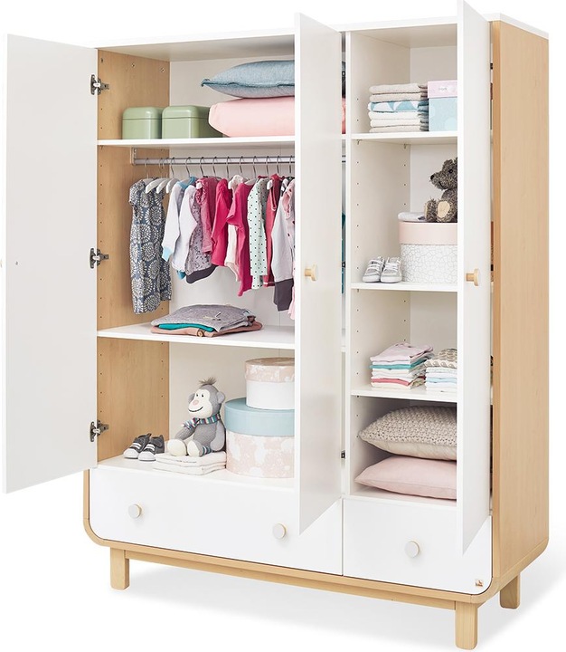 Produktbild Pinolino Round (Babybett, Wickelkommode, Kinderkleiderschrank)