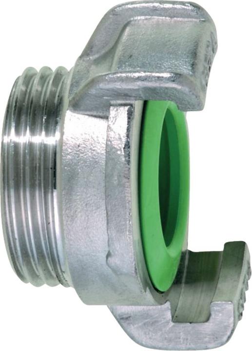 Geka plus quick-release coupling E with male thread (Hitch)