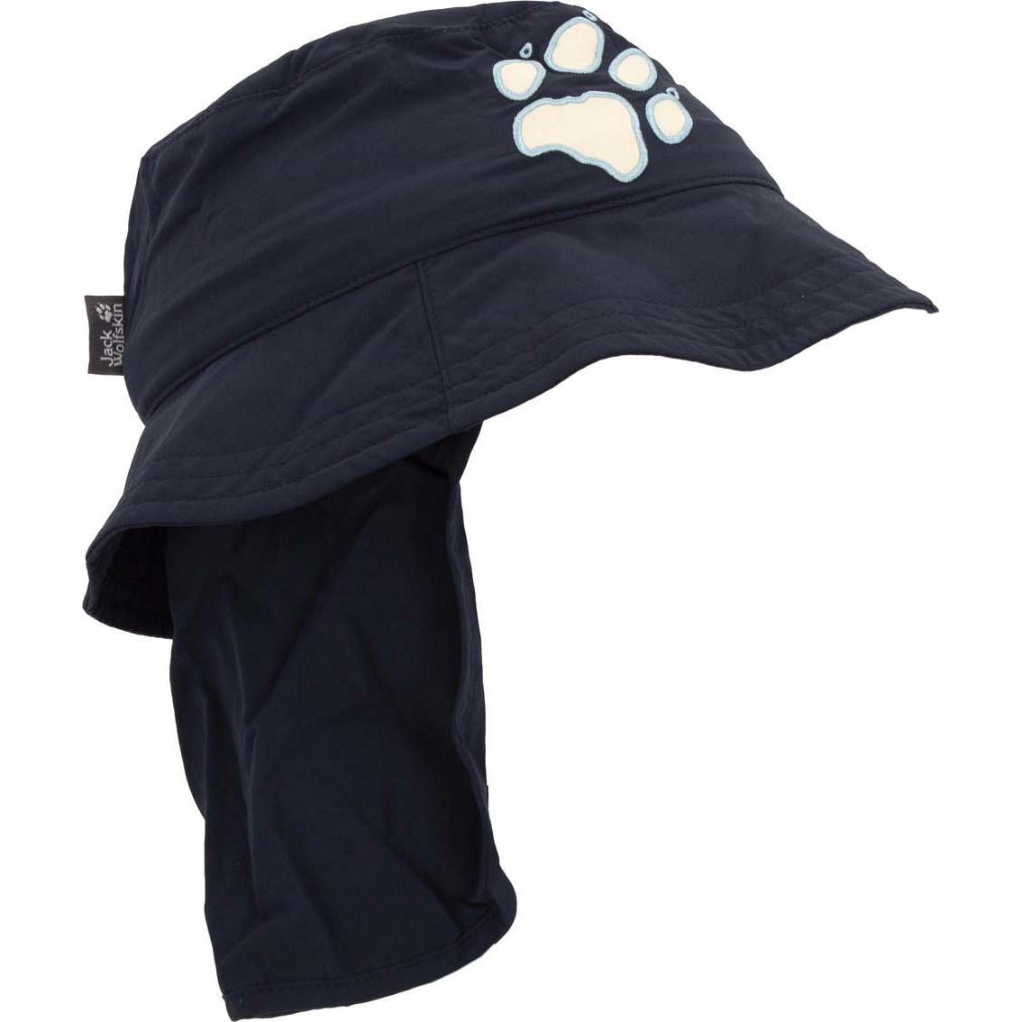 Jack Wolfskin, Herren, Hut, Kids P ection Hat Cap Kinder Hut Sonnenhut Nacken, Blau, (S)