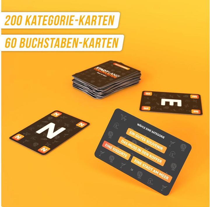 Image du produit Denkriesen Stad Land Vollpfosten - Jeu de cartes Édition Vacances (f) (Allemand, 3 - 6 Joueur)