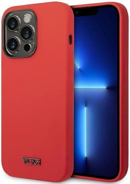 Actual product image Tumi TUHCP14XSR iPhone 14 Pro Max 6.7" czerwony/red hardcase Liquid Silicone (Apple iPhone 14 Pro Max)