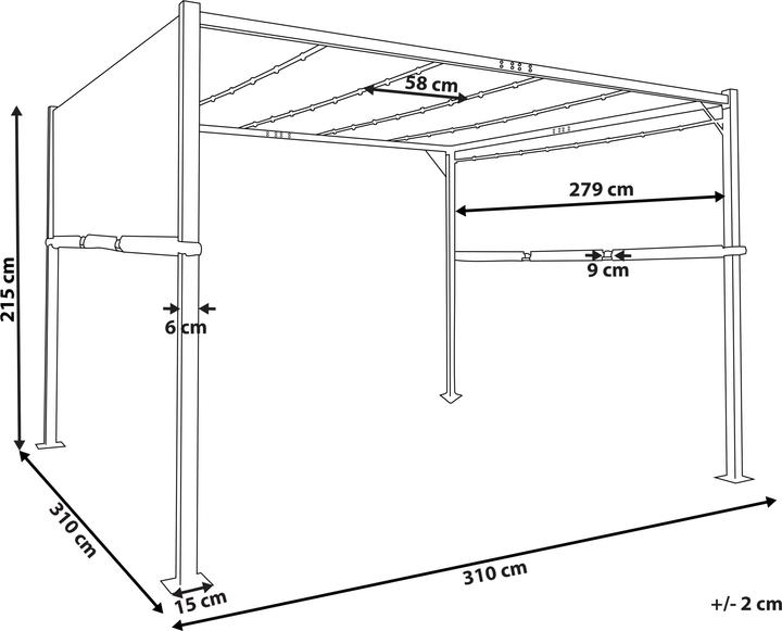 Produktbild Beliani Parga (310 cm, 310 cm)