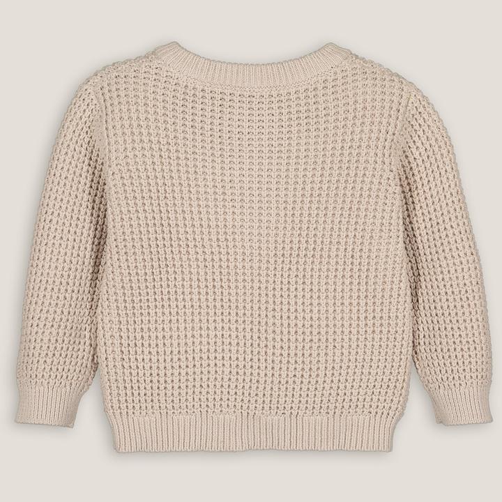 Produktbild La Redoute Collections Pullover mit Rundhals und Knopfleiste (86, 92)
