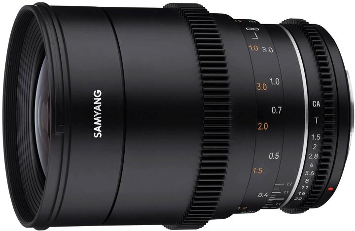 Produktbild Samyang VDSLR 35 mm T1.5 MK2 Canon EF (Canon EF, Vollformat, Micro Four Thirds, APS-C / DX)