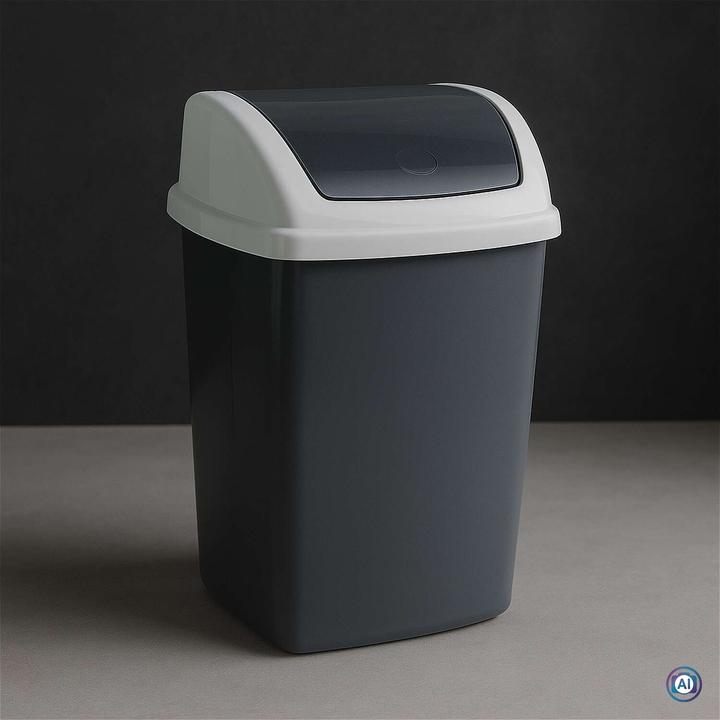 Produktbild Maul Abfallbehälter MAULswing 5l Schwingdeckel Kunststoff (5 l)