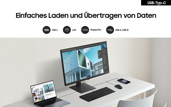 Actual product image Samsung ViewFinity S8 - S80UD (3840 x 2160 Pixels, 27")