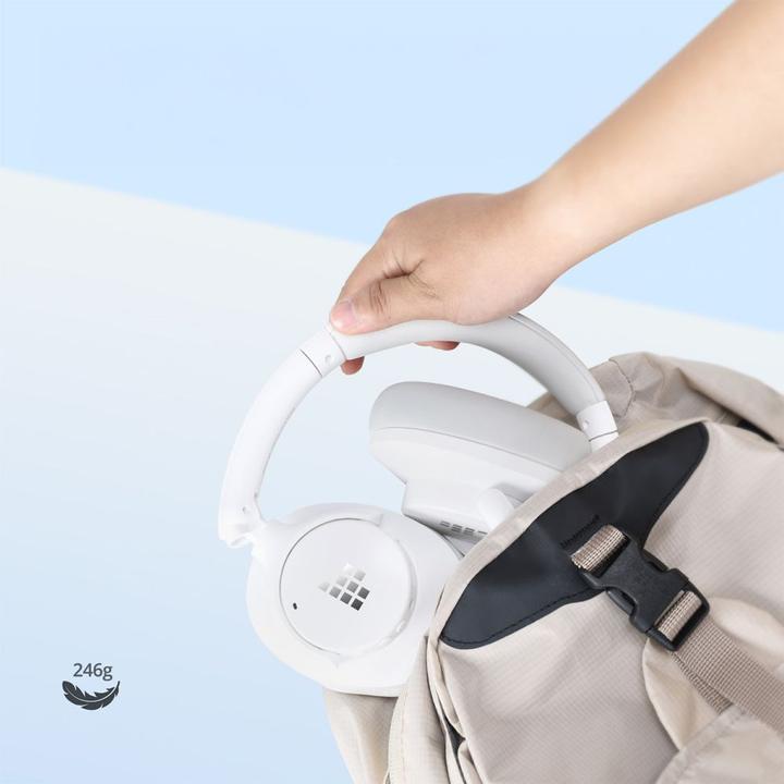 Image du produit Tronsmart Sounfii Q20 ANC On-Ear Bluetooth 5.3 Wireless Headphones - White (ANC, 60 h, Filaire, Sans fil)