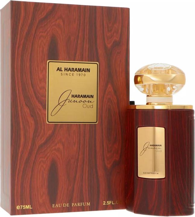 Actual product image Al Haramain Junoon Oud - EDP - 75 ml (Eau de parfum, 75 ml)