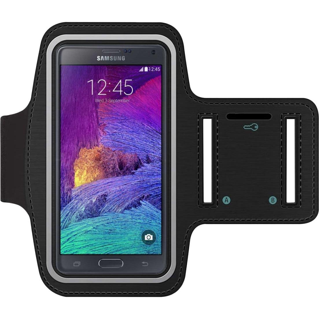 Thumbnail - SmartFitness Samsung Galaxy Note4 Handy Sport Armband, Smartphone Sportarmband, Schwarz