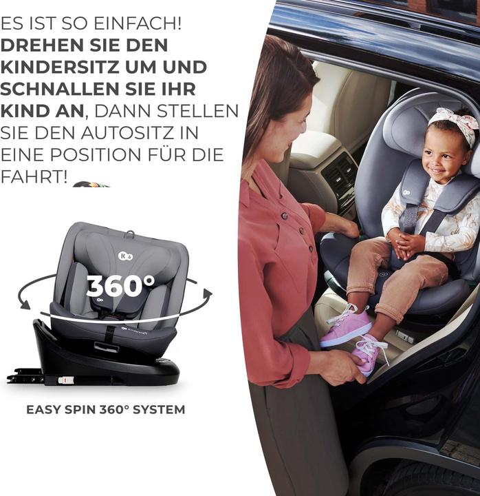 Produktbild KinderKraft I-Grow (Reboarder, ECE R129/i-Size Norm)