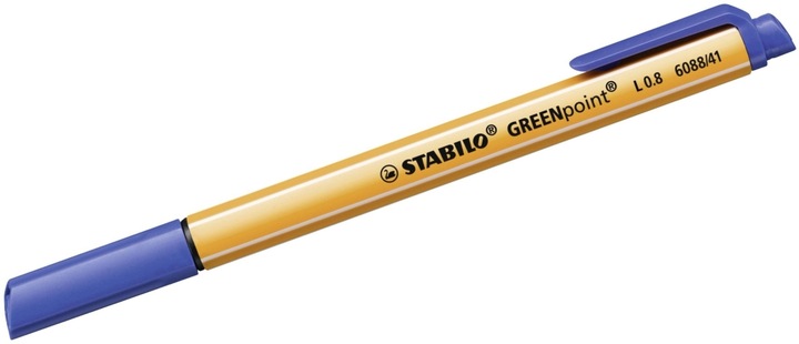 Actual product image STABILO GREENpoint felt tip pen (Blue, 1 x)