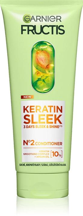 Image du produit Garnier Fructis Keratin Sleek Conditioner For Dry And Frizzy Hair - 200 Ml (200 ml)