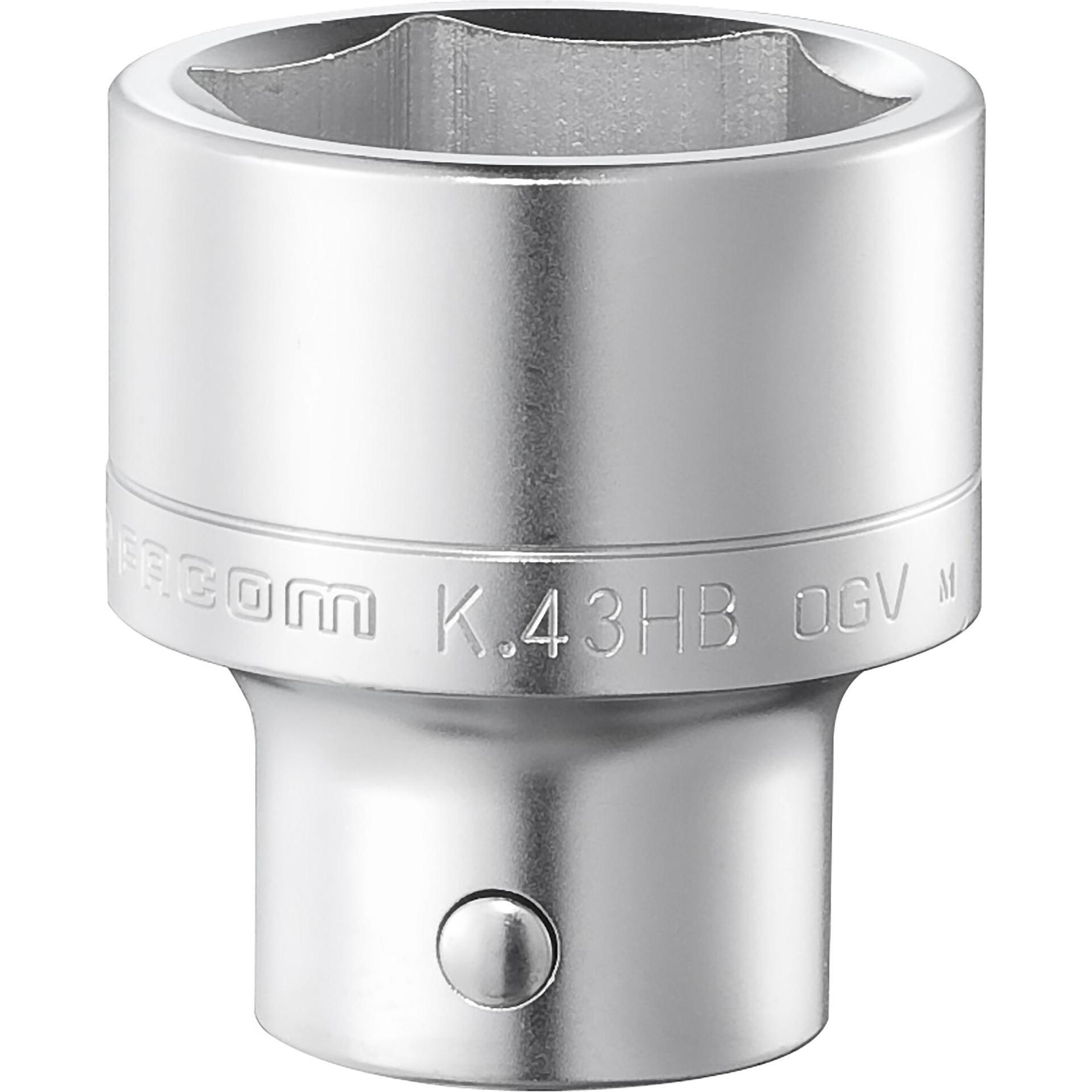 Facom, Steckschlüssel + Stecknuss, SechskantSteckschlüsseleinsatz (36 mm)