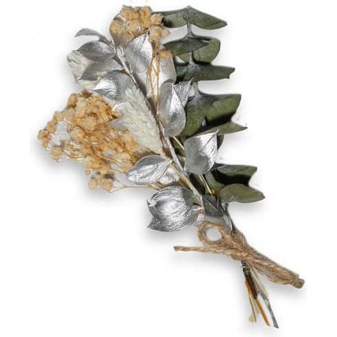 Philippe, Kunstpflanzen, Minibouquet - silber - ca. 15 cm (15 cm)