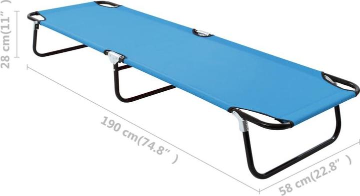 Produktbild vidaXL Sonnenliege (190 cm)