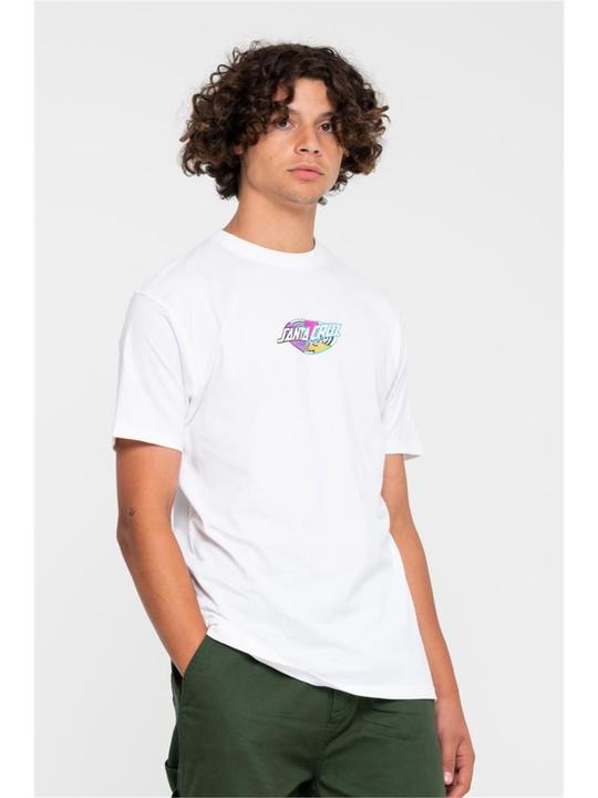 Actual product image Santa Cruz Strange Oval Strip T-Shirt (L)