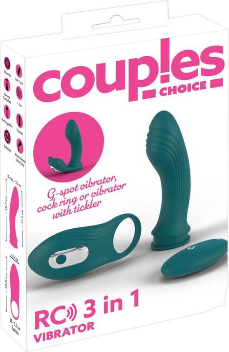 Immagine prodotto Couples Choice Vibratore RC 3 in 1