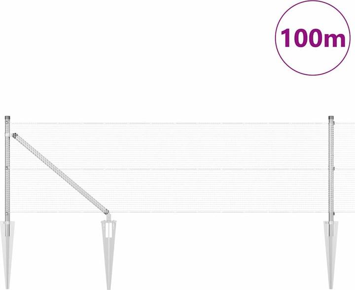 Produktbild vidaXL Zaunpfosten