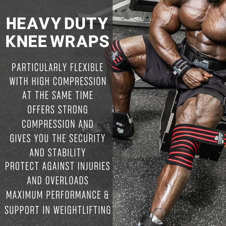 Image du produit Schiek Knee Wraps Modèle 1178B BLACK