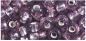 Actual product image Rayher Rocailles, 4 mm ø, with silver inlay, purple, 17th