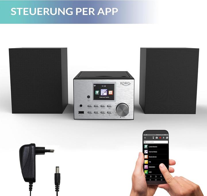 Actual product image Xoro HMT500 pro (Bluetooth, CD player, Spotify Connect, Wi-Fi, 2x 10 W)