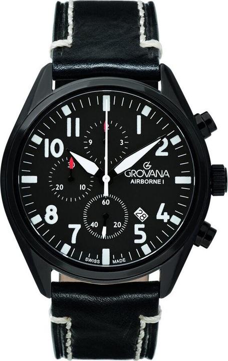Actual product image Grovana Airborne I Chrono collection - Swiss made chrono watch (Swiss made)