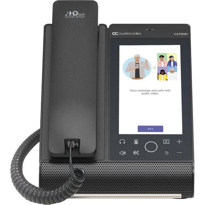 Thumbnail - Audiocodes C470HD, Telefon, Schwarz