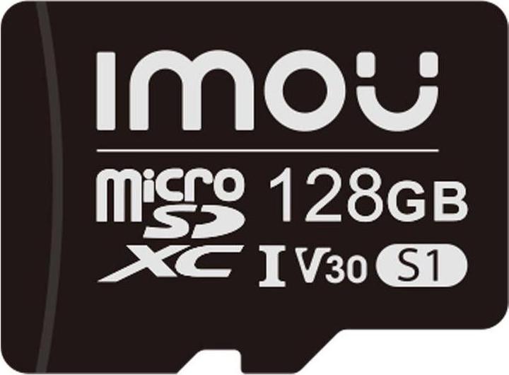 Actual product image Imou Memory card 128GB microSD (UHS-I, SDHC, 10/U3/V30, 95/38) (128 GB, microSDXC, U3, UHS-I)