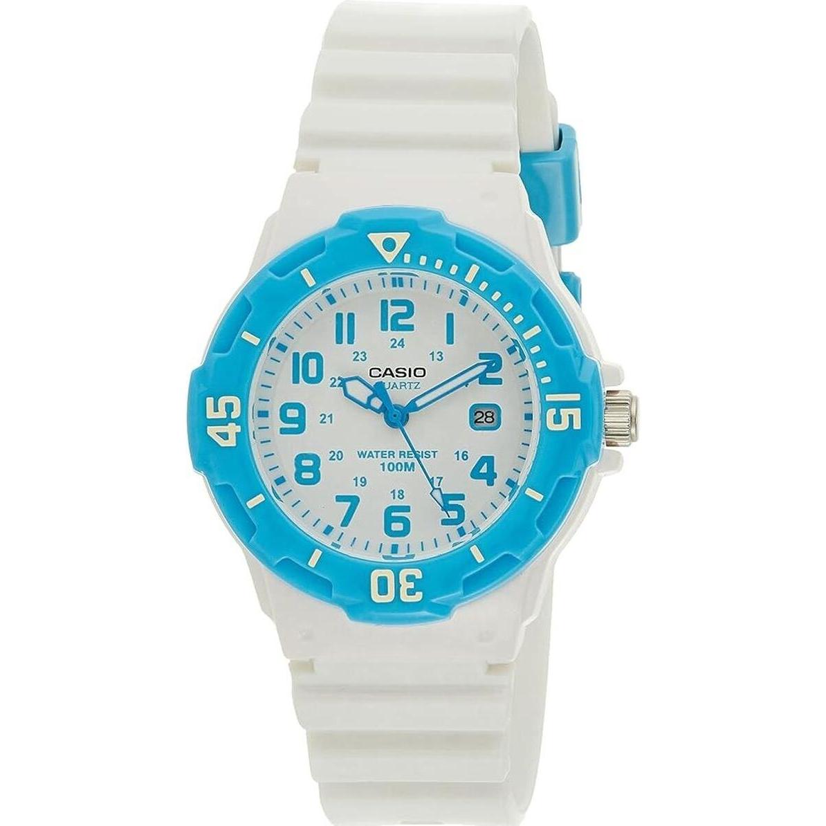 Casio Bianco Orologio Da Polso, Collection, (Orologio Sportivo, 34 Mm)