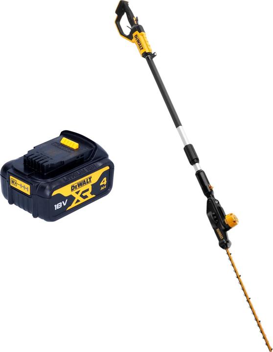 Produktbild DeWalt DCMPH 566 N Akku Stabheckenschere 18 V 55 cm + 1x Akku 4,0 Ah - ohne Ladegerät (Akkubetrieb)